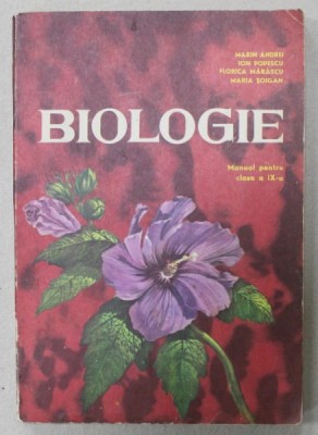 Marin Andrei - Biologie. Manual pentru clasa a IX- A foto