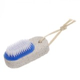Piatra Ponce Cu Perie, 9 cm, Gri