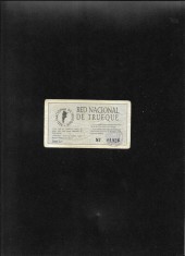 Rar! Argentina tichet social 0.25 credito seria01926 Red Nacional de Trueque