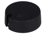 Buton Rotativ OKW Negru Cu Indicator &Oslash;40x16mm, Plastic, Prindere prin Insurubare, Diametru Ax 4mm