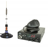 Cumpara ieftin Pachet statie radio CB PNI ESCORT HP 8024 ASQ, 12-24 V, 40 canale,4W + Antena CB PNI ML70 cu magnet
