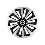 Cumpara ieftin Set 4 capace roti Fox Gri-Negru R14 Compatibil Cu Mini Cooper
