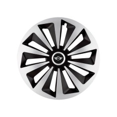 Set 4 capace roti Fox Gri-Negru R14 Compatibil Cu Mini Cooper