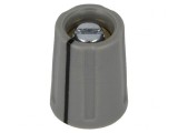 Buton rotativ gri cu indicator ABS 3mm 10,5x14mm