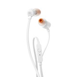 Casti jbl cu fir, mufa jack t110, jblt110wht, white