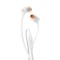 Casti audio cu fir, in-ear JBL T110, mufa Jack 3.5mm, alb