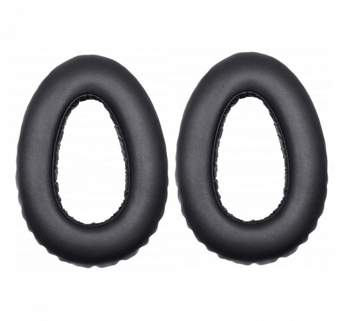 Set 2 bureti TXE pentru casti Sennheiser PXC 550 / PXC 550-II Wireless / MB 660, Over-Ear, Negru, Piele ecologica, Spuma cu memorie