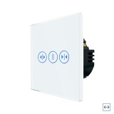 Intrerupator Wi-Fi Draperie cu Touch din Sticla LUXION SmartElectro IntelligentHouse