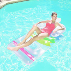 Saltea gonflabila piscina, tip fotoliu 147x84 cm, spatar si cotiere foto