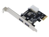 Card extensie PCIe LANBERG cu 2 porturi USB A 5Gbps și conector MOLEX, 0-50&deg;C