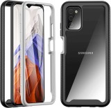 Husa de protectie 360 pentru Samsung Galaxy A03S Besinpo, silicon, negru/transparent, 6,5 inchi