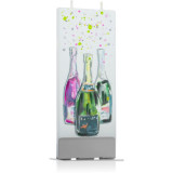 Flatyz Greetings Three Bottles Of Sparkling Wine lumanare 6x15 cm