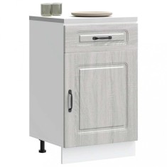 vidaXL Dulap de bază de bucătărie &bdquo;Kalmar&rdquo; Lemn prelucrat Sonoma gri 853483