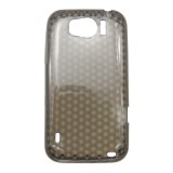 Husa silicon Lux (fagure) fumurie pentru HTC Sensation XL