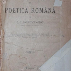 MANUAL DE POETICA ROMANA, 1888