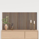 VidaXL Panouri acustice de perete 2 buc șipci 60,5x60 cm furnir stejar