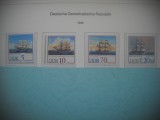 HOPCT TIMBRE MNH 1245 CORABII COMERCIALE -VAPOR-4 VAL-1988-GERMANIA DDR/RDG, Nestampilat