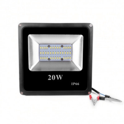 Mini proiector led, SMD, 12, 20W, Negru foto