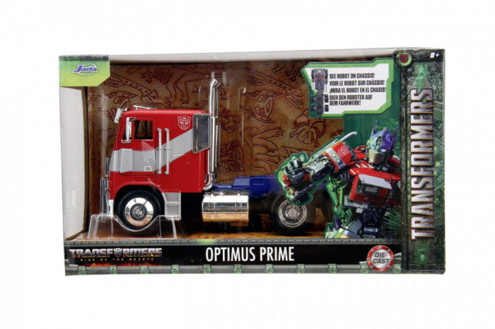 Jada transformers t7 optimus prime 1 camion metalic scara 1:24