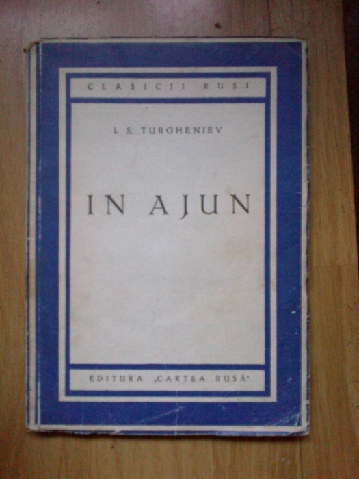 n4 In ajun - I. S. Turgheniev