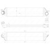 Radiator intercooler Nrf 30358