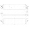 Radiator intercooler Nrf 30358