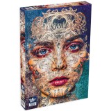 Puzzle Black Sea Portret &icirc;n dantelă - 500 de piese
