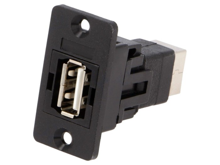 Conector adaptor USB A la USB B aurit