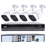 Cumpara ieftin Kit Supraveghere Video DVR AHD PNI House PTZ1300 Full HD NVR si 4 camere exterior 2MP full HD 1080P