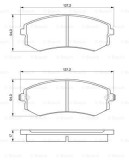 BOSCH 0 986 424 215 set placute frana,frana disc