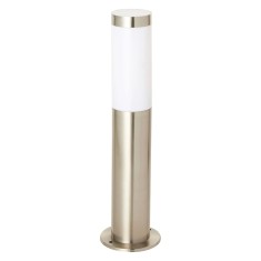Stalp de iluminat Bergen, 1 x E27, 25W, IP44, H45cm, argintie foto