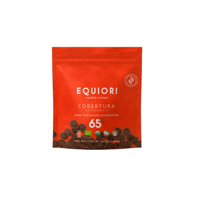 Ciocolata Cuvertura 65% Cacao Bio 200 grame Equiori foto