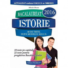 Bacalaureat 2016. Istorie - Mihaela Olteanu foto