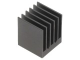 Radiator Atașabil cu Aripioare BGA Negru 17mm x 17mm