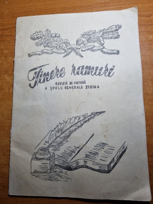 tinere ramuri - anul 1,nr. 1 - 1968 - revista scolii generale stoina,jud. gorj