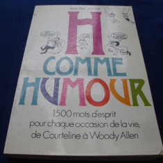 Jean Paul Lacroix - H Comme Humour - 1983 - in franceza