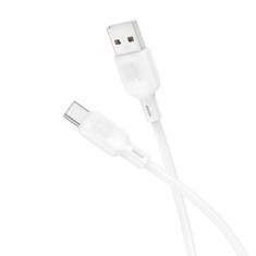 CABLU alimentare si date Borofone &amp;amp;quot;BX113&amp;amp;quot;, Fast Charging Data Cable pt. smartphone, USB la USB Type-C 3A , 1m, alb &amp;amp;quot;6941991115448&amp;amp;quot; foto