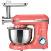 Mixer cu bol DHM200MGS, 2000 W, capacitate bol 5.5 l, accesoriu masina de tocat, capacitate tocare 1.2 kg/min, tel, carlig framantare, palete amesteca, Daewoo