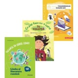 Set 3 caiete pentru vacanta de vara Limba si literatura romana clasa a 6-a - Ioana Nanu, Mihaela Daniela Cirstea, Marinela Pantazi