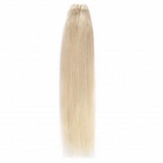 Cusute Par Natural 50cm 100gr Blond Ultra Cenusiu #LightSilver foto