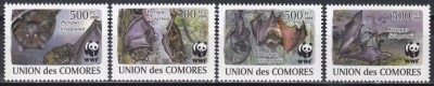 Insulele Comore 2009 - Vulpea Zburătoare Livingstone, MNH foto