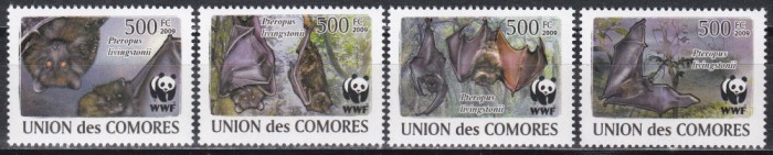 Insulele Comore 2009 - Vulpea Zburătoare Livingstone, MNH