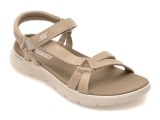 Cumpara ieftin Sandale SKECHERS gri, GO WALK FLEX, din material textil