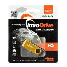 Memorie USB Imro Drive, 64GB, Auriu foto