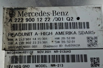 Cod Deblocare Radio Mercedes-Benz W222: Soluții Eficiente pentru Deblocarea foto