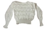 Cumpara ieftin Bluza fetita tricotata , culoarea alb , marimea 5-6 ani