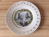 Vand farfurie veche de portelan Militaria-Franz Joseph si Wilhelm II 1914\1916