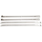 Set Sina glisare cu role pentru sertar, alb, 600 mm