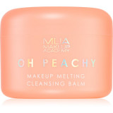 MUA Makeup Academy Oh Peachy balsam demachiant cu ulei cu arome de piersici 70 g