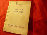 BYRON- Culegere de Poeme - Ed. de Stat 1949 cu portretul poetului semnat YH ,96p